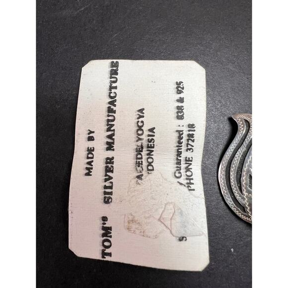 Vintage dead stock Sterling silver cat brooch - Picture 10 of 14